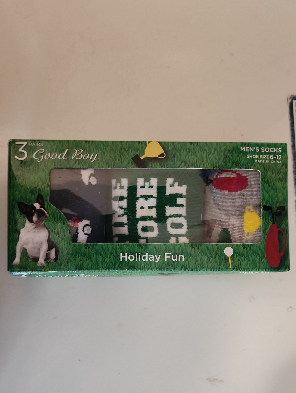 Holiday Fun Men's Golf Socks - 3 Pack